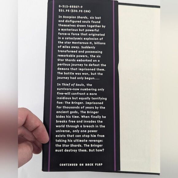 Thief of Souls First Edition Book Signed Neal Shusterman - Picture 4 of 8